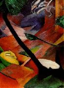 Deer in the Woods II, 1912 Franz Marc